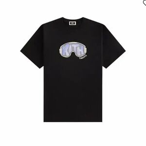 Kith Black Short Sleeve Tee with Purple Graphic